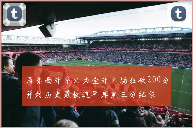 马克西开季火力全开六场狂砍200分并列历史最快追平库里三分纪录